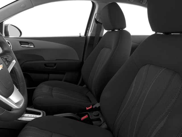 Blue 2017 Chevrolet Sonic seating arrangement